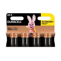 Patareid Duracell AA LR6, 8 tk
