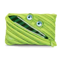 Pinal ZIPIT Wildlings Jumbo Pouch, roheline