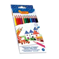 Värvipliiatsid Jovi, kuusnurksed, 12tk