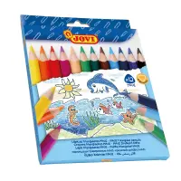 Värvipliiatsid Jovi Jumbo MAXI , kolmnurksed, 12tk