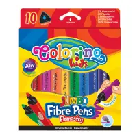 Viltpliiatsid Colorino Jumbo, kolmnurksed, 10 värvi