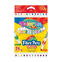 Viltpliiatsid Colorino Double 12tk, 24 värvi