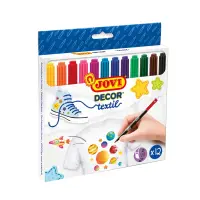 Tekstiilimarker JOVIDECOR, 12tk