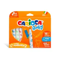 Viltpliiatsid CARIOCA BABY-Superwashiable, 12 värvi