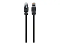 Gembird PP12-1M/BK Black Patch cord cat. 5E molded strain relief 50u" | Gembird – pilt 2