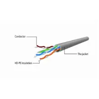 Gembird PP12-1M/BK Black Patch cord cat. 5E molded strain relief 50u" | Gembird – pilt 5