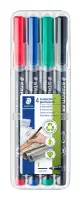 OHP kilemarker STAEDTLER  Lumicolour 318F, 0,6mm, 4 tk.