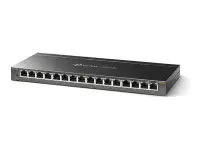 TP-LINK | Switch | TL-SG116E | Web managed | Wall mountable | Gigabit Ethernet (copper) ports quantity 16 | Power supply type External – pilt 3
