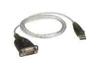ATEN UC232A1-AT järjestikkaabel Must, Metallik 1 m USB tüüp A DB-9 – pilt 7