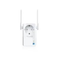 TP-LINK | Extender with AC Passthrough | TL-WA860RE | 10/100 Mbit/s | Ethernet LAN (RJ-45) ports 1 | 802.11n | 2.4GHz | Wi-Fi data rate (max) 300 Mbit/s | Extra socket