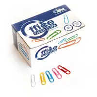 Kirjaklambrid Forpus, 26 mm, 500 tk, värvilised (kogus 2 pakki)