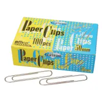 Kirjaklambrid CENTRUM 50mm, 100 tk (kogus 2 pakki)