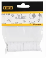 Tahvlimagnet  BI-OFFICE Super Strong 20mm, valge, 10 tk