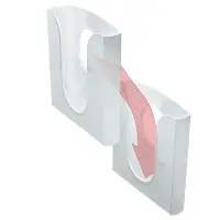 Infolehtede hoidja Leitz Presenter lauale/seinale läbip