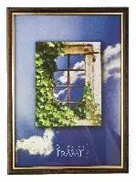 Pildiraam 30x40cm, plast, pruun – pilt 2