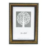 Pildiraam SAVEX  21x29,7cm plast, pruun ornamendiga