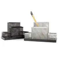 Lauagarnituur Forpus perforeeritud metall, must