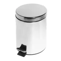 Prügikast pedaaliga SAIMA, 5l, hõbe