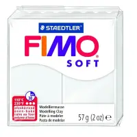 Voolimismass FIMO SOFT 57g, valge (kogus 2 tükki)