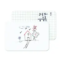 Valgetahvel BI-OFFICE A3, kahepoolne, raamita, marker + puhastaja