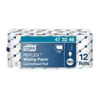 Rullpaberrätikud TORK Reflex M3, 35x19,8cm, 1-kih, valge (kogus 12 tükki)