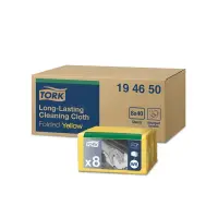 Puhastuslapid TORK Premium W8, 38x30cm, pakendis 40tk kollane