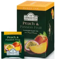 Must tee  Ahmad Alu Fruit Peach & Passion, 20tk x 2 g/pk (kogus 2 tükki)