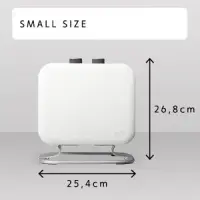 Mill | Heater | CUS1800MECWA | Fan heater | 1800 W | Number of power levels 2 | Suitable for rooms up to 10-30 m² | White