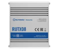 Teltonika | Industrial Router | RUTX08 | No Wi-Fi | 10/100/1000 Mbit/s | Ethernet LAN (RJ-45) ports 4 | Mesh Support No | MU-MiMO No | No mobile broadband | 1 | 24 month(s) – pilt 3