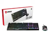 MSI VIGOR GK30 klaviatuur Hiir kaasa arvatud Mängimine USB QWERTY Ameerika inglise keel Must