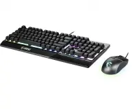 MSI VIGOR GK30 klaviatuur Hiir kaasa arvatud Mängimine USB QWERTY Ameerika inglise keel Must