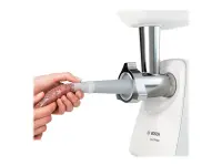 Bosch | Meat mincer SmartPower | MFW2510W | White | 350 W | Number of speeds 1 | 2 Discs: 3.8 and 8 mm; Sausage filler accessory. – pilt 4