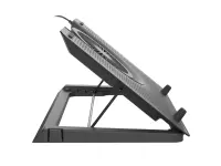 GENESIS Laptop cooling pad, OXID 550 15.6-17.3 5 FANS, LED LIGHT, 1 USB | Genesis | Laptop cooling pad, OXID 550 | 400 x 280 x 55 mm | Black – pilt 16