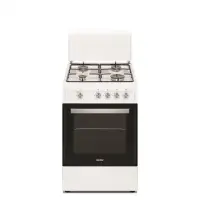 Simfer | Cooker | 4401SGRBB | Hob type Gas | Oven type Gas | White | Width 50 cm | Depth 55 cm | 49 L