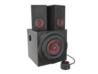GENESIS Helium 610BT Computer Speakers, Wired, Bluetooth, Black | Genesis | Helium 610BT | Bluetooth | Red/Black – pilt 2