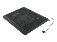 Gembird | Fits up to size 15 " | NBS-1F15-04 | Cooling Stand | Black