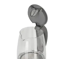 Adler | Kettle | AD 1286 | Standard | 2200 W | 2 L | Plastic/Glass | 360° rotational base | Grey – pilt 3