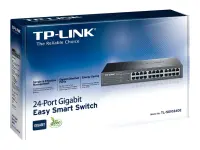 TP-LINK | Switch | TL-SG1024DE | Web Managed | Rackmountable | Gigabit Ethernet (copper) ports quantity 24 | 36 month(s) – pilt 2