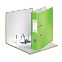 Registraator LEITZ WOW 180°, A4, 80mm, roheline