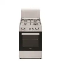 Simfer | Cooker | 5405SERGG | Hob type Gas | Oven type Electric | Stainless steel | Width 50 cm | Electronic ignition | Depth 60 cm | 43 L