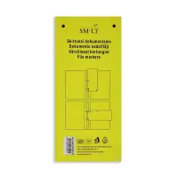 Vahelehed SMLT kartong, kahepoolne, kollane 100tk