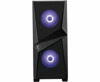 MSI MAG FORGE 100M PC Case, Mid-Tower, USB 3.2, Black | MSI | MAG FORGE 100M | ATX | Black – pilt 2