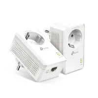 TP-LINK | AV1000 Gigabit Passthrough Powerline Starter Kit | TL-PA7017P KIT | 10/100/1000 Mbit/s | Ethernet LAN (RJ-45) ports 1 | No Wi-Fi | Extra socket – pilt 5