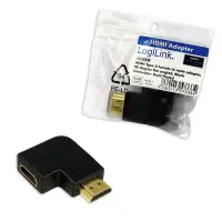 Logilink | HDMI Adapter, AM to AF in 90 degree flat angled | AH0008
