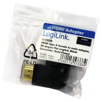 Logilink | HDMI Adapter, AM to AF in 90 degree flat angled | AH0008 – pilt 7