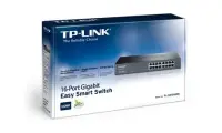 TP-Link TL-SG1016DE võrgulüliti Juhitav L2 Gigabit Ethernet (10/100/1000) Must – pilt 2