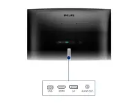 Philips E Line 325E1C/00 PC lamekuvar 80 cm (31.5") 2560 x 1440 pikslit Quad HD LCD Must – pilt 8