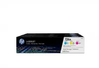 HP 126A cartridge, 3-pack CE311A+CE312A+CE313A