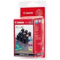 Canon CLI-526 C/M/Y Originaal Tsüaan, Magenta, Kollane 3 tk