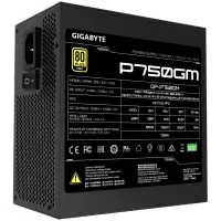 GIGABYTE P750GM toiteallika komponent 750 W 20+4 pin ATX ATX Must – pilt 4